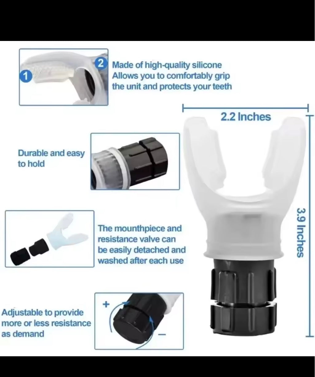 Lung Trainer for Breathing Strength & Stamina